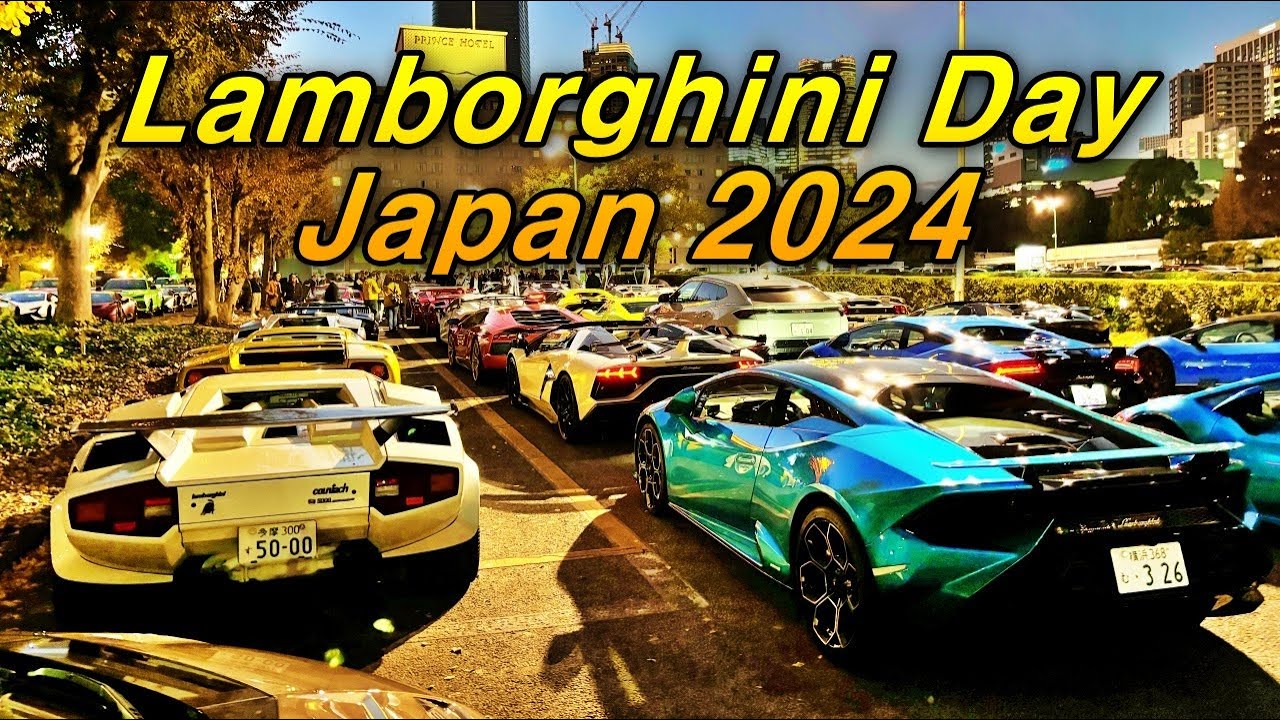 2024 Lamborghini Day Japan Car Parade