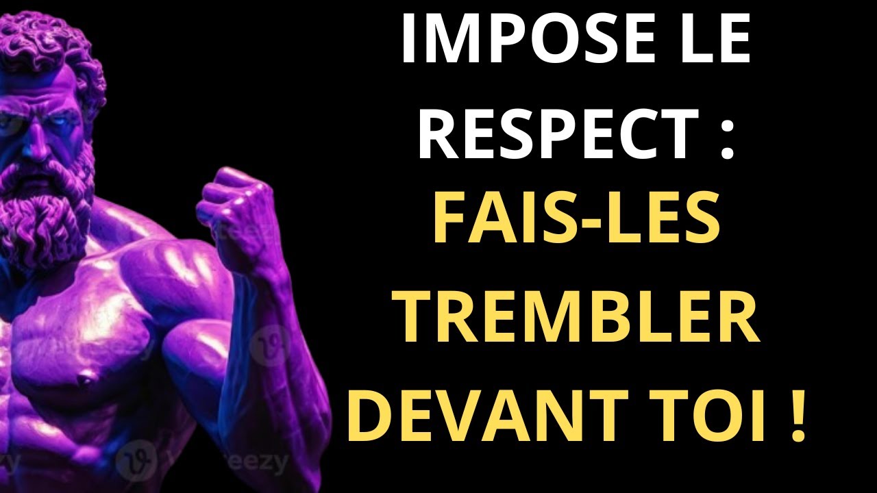8 Actions Silencieuses pour Faire Trembler Ceux qui te Méprisent | Le Pouvoir du Stoïcisme