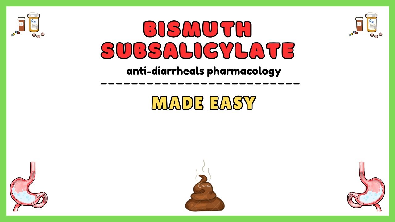 Bismuth Subsalicylate (Pepto-Bismol) Explained | Mechanism, Uses & Clinical Pearls