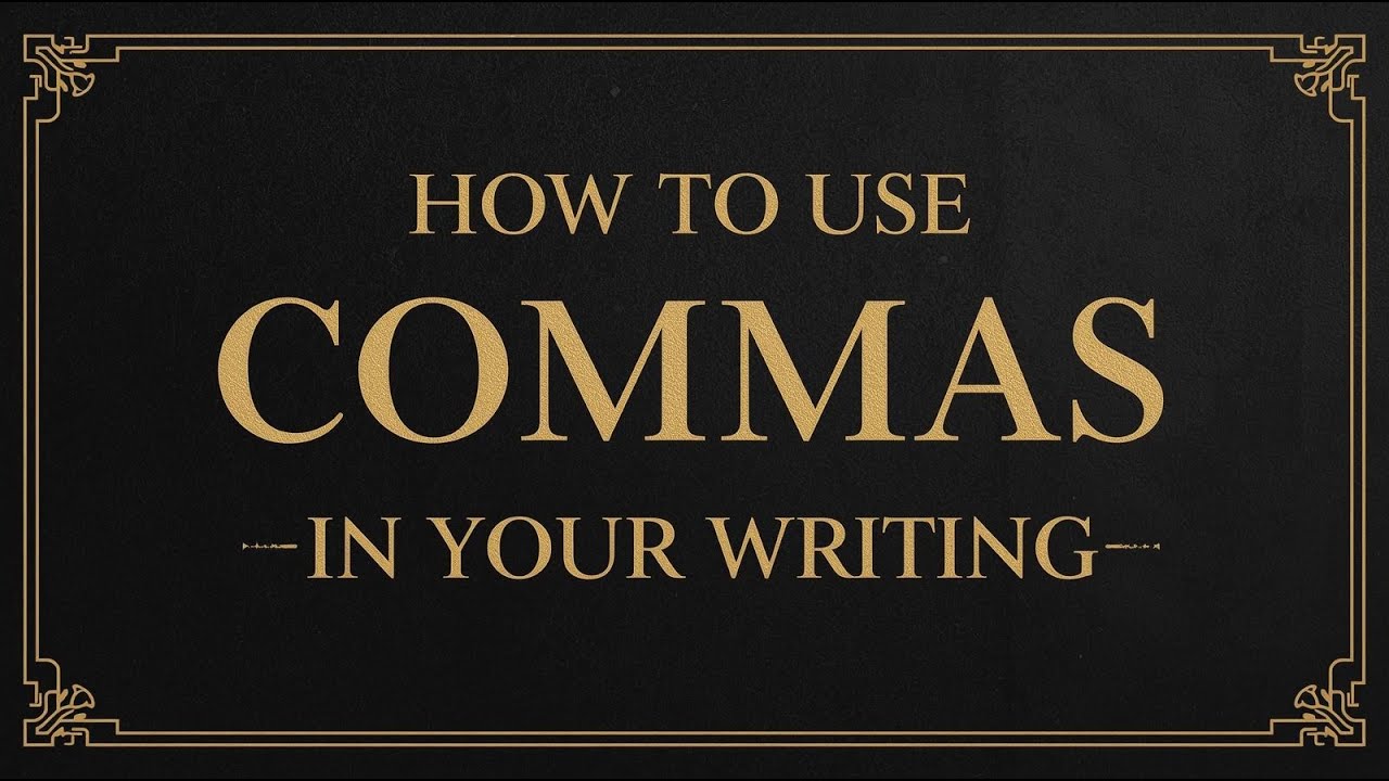 When Should Commas Be Used? |Mr. Grammar|
