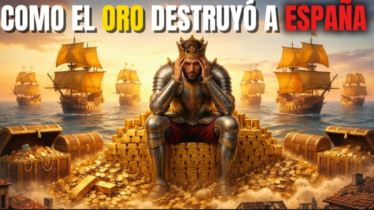 España, el Imperio que se Arruinó por el Oro — La Riqueza que lo Destruyó