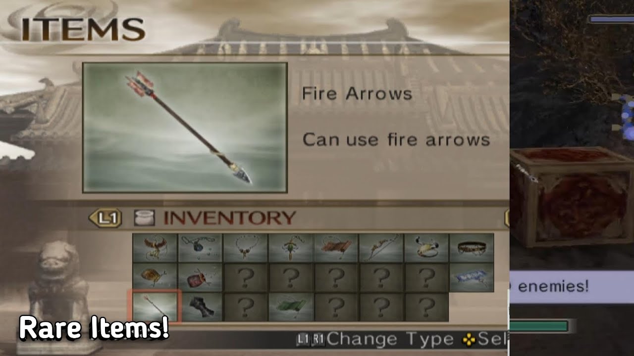 Dynasty Warriors 5 ~ Cara mendapatkan Item langka (Fire Arrows)
