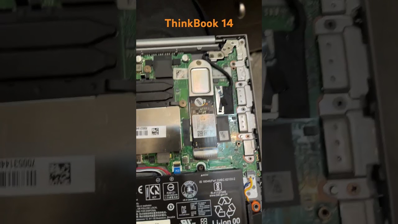 Lenovo thinkbook 14 RAM & SSD slots (upgrade) #thinkbook #lenovo #upgrade