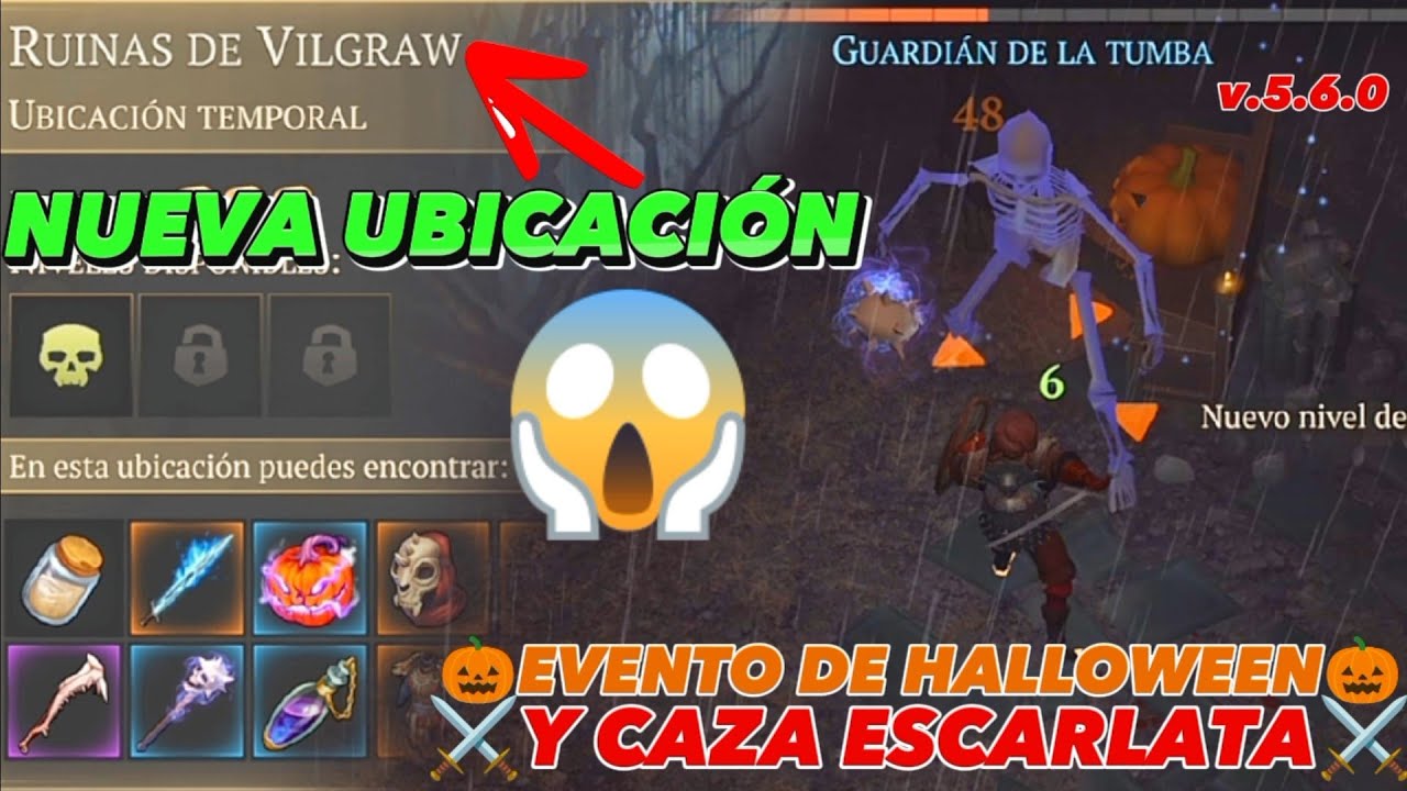 Grim Soul🎃 | v.5.6.0 •!NUEVA UBICACIÓN!😱• (Ruinas De Vilgraw) y Exploración🤠 | •GamePlay/En Español•