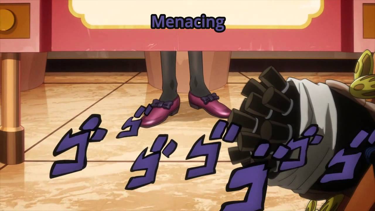 Joseph and Avdol in women's bathroom