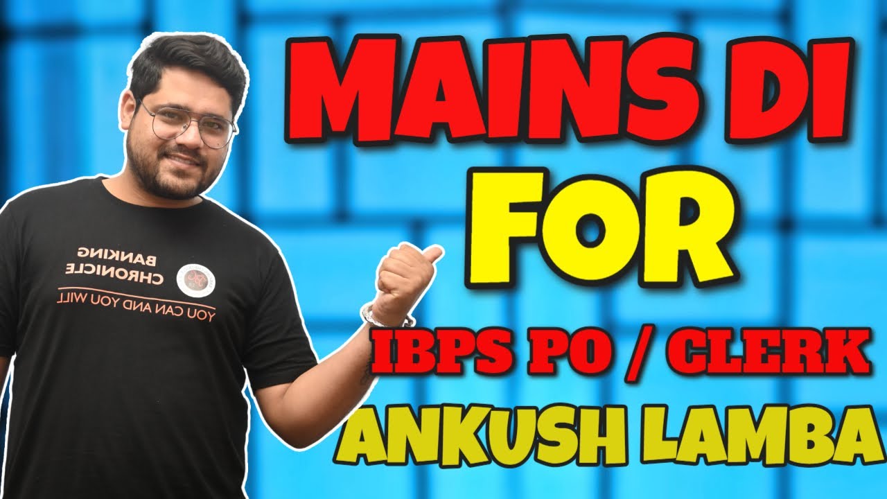 ✅ Mains Level Data Interpretation | IBPS PO / Clerk 2022 | Reasoning By Ankush Lamba