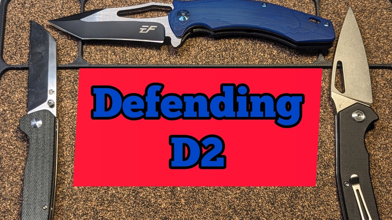 D2 steel, not as bad as advertised #knife #blade #edcknife #everydaycarry #edc #pocketknife