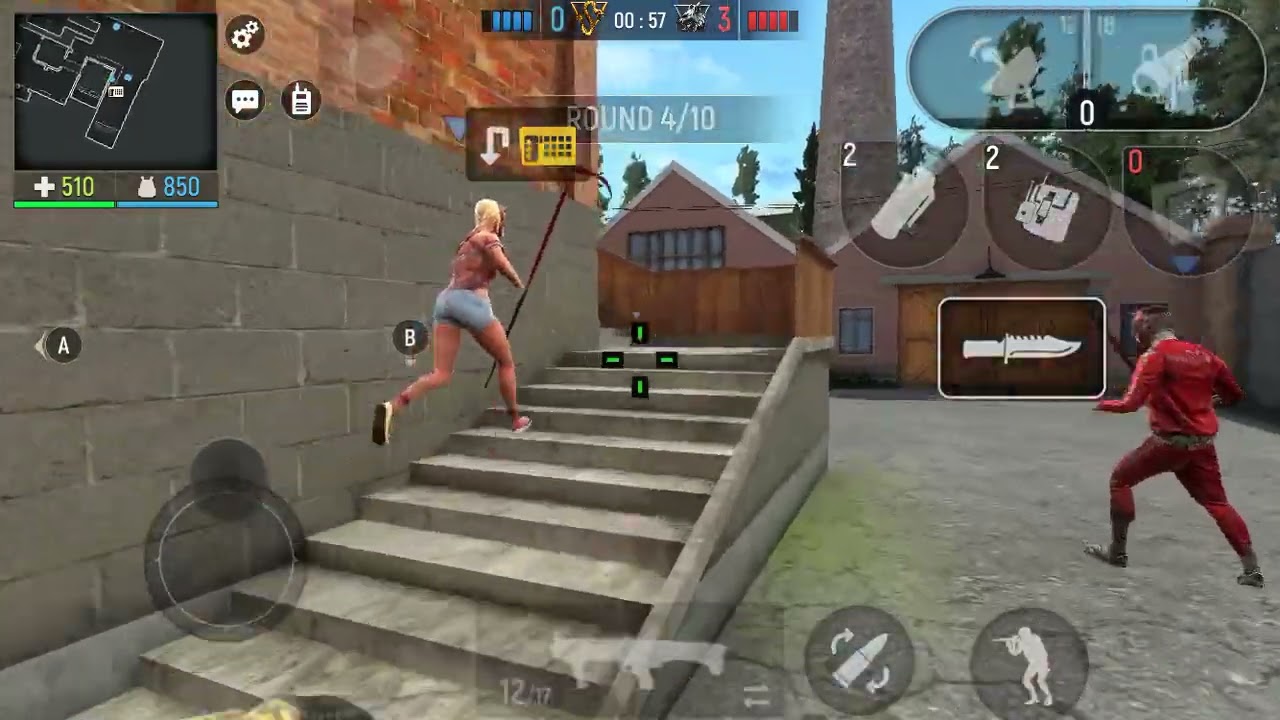 Modern ops - 4 vs 4 Bomb mode (factory) Gameplay