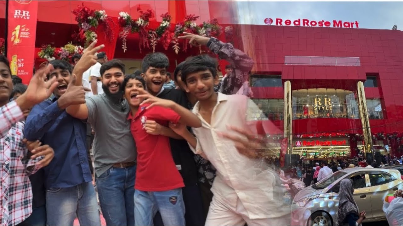 RR RED ROSE MART🛍️🛒GRAND OPENING TOLICHOWKI 🏬BRANCH#redrose #bigmart #tolichowki #branch #dailyvlog 