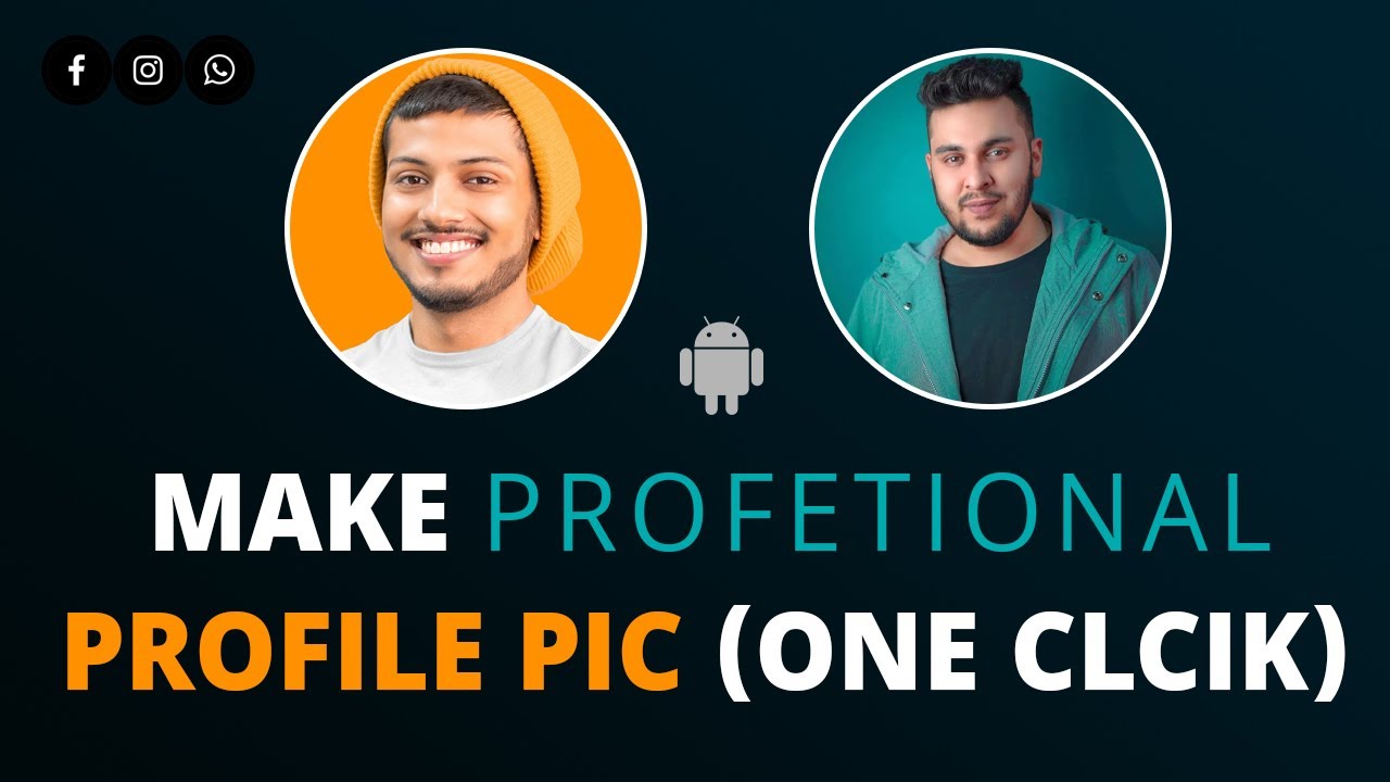 make professional profile picture | one click | cool profile | best photo editing website 2022