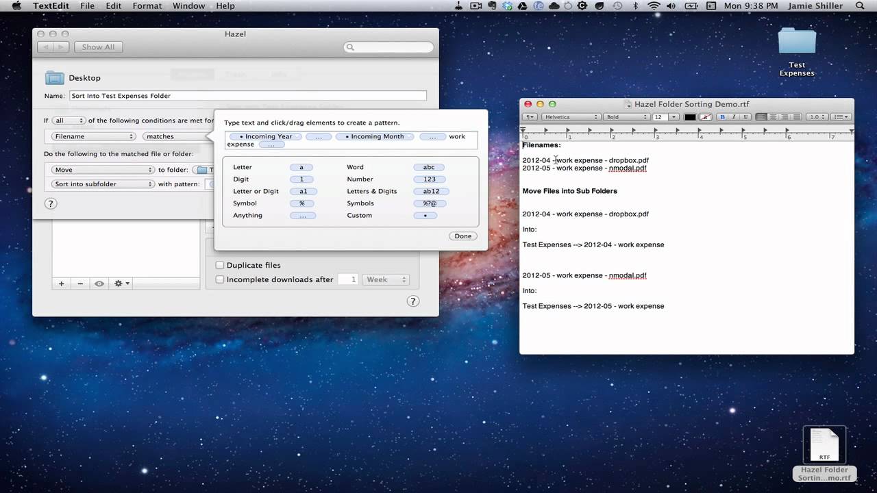 Auto Sort Files into Sub Folders with Hazel