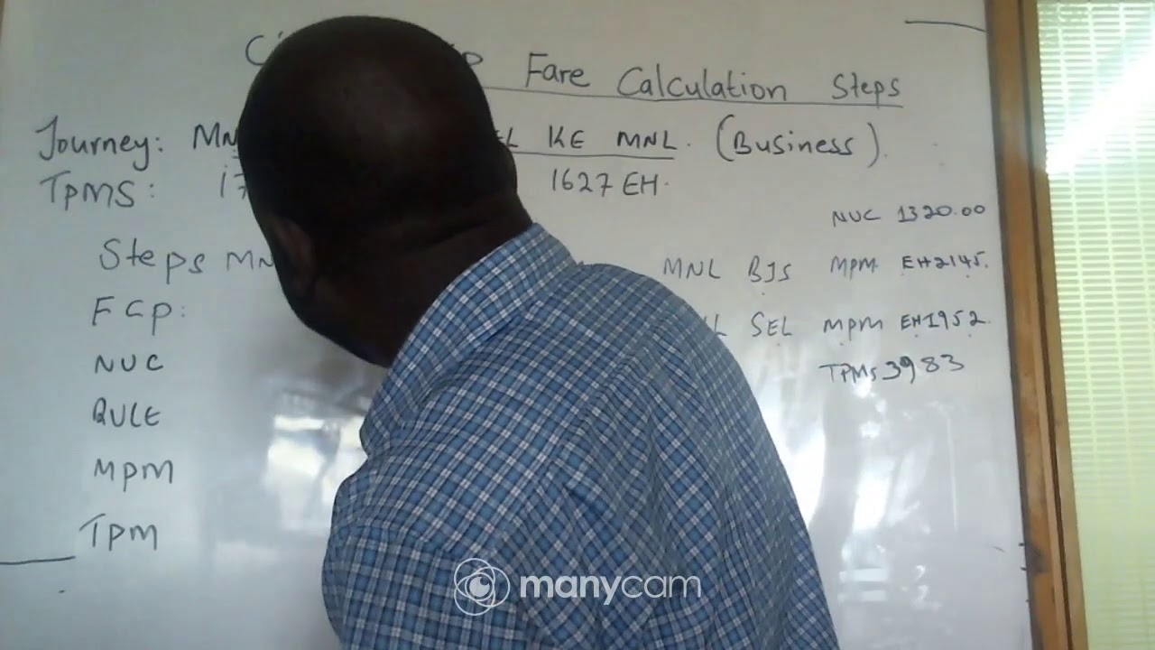 Circle Trip fare Calculation steps