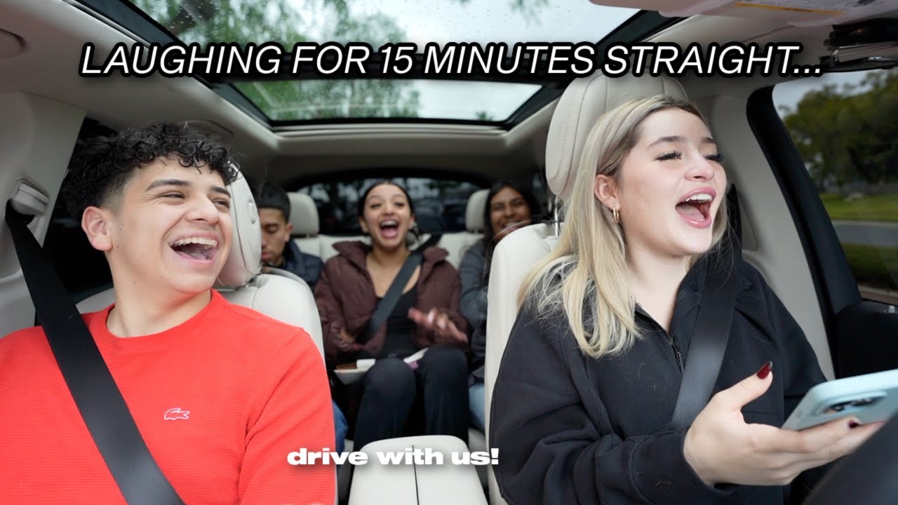 driving around with our NEW FRIENDS for 2 hours...