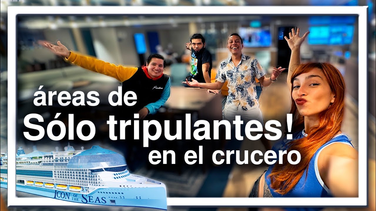 prohibido pasar 🚫 áreas del icon of the seas que son SÓLO para la tripulación 🤭😎