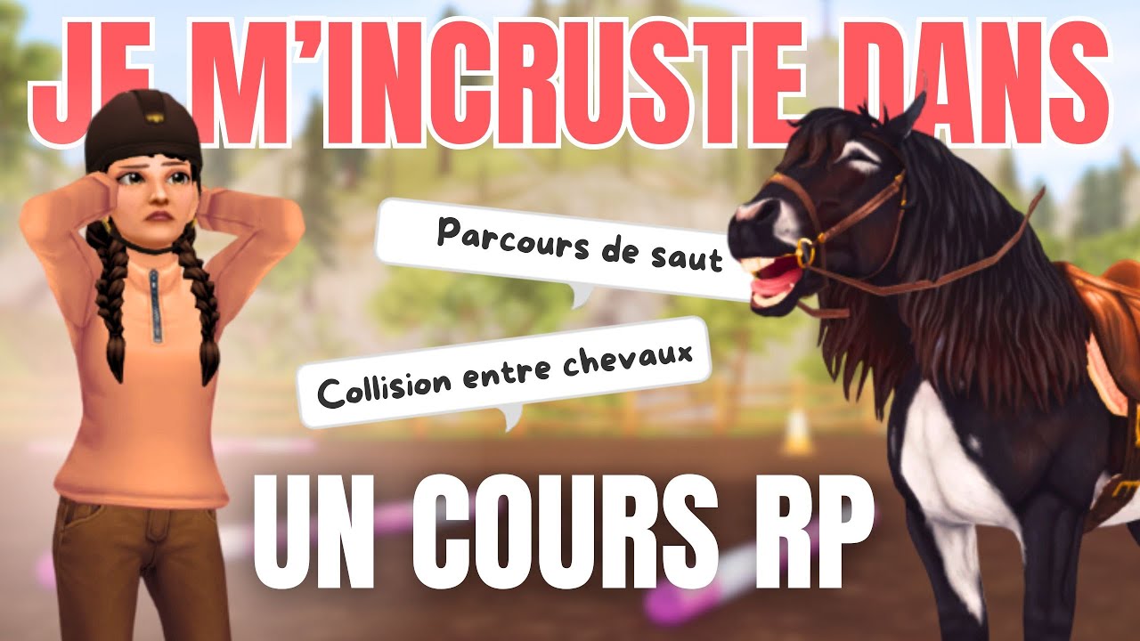 Je M'INCRUSTE dans un COURS RP (et c'est le chaos) 😭 Star stable Online