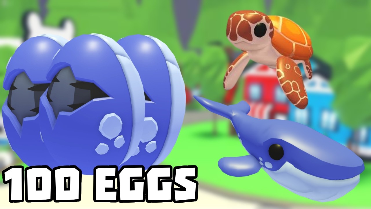 I hatched 100 of the NEW ENDANGERED EGGS in ADOPT ME!