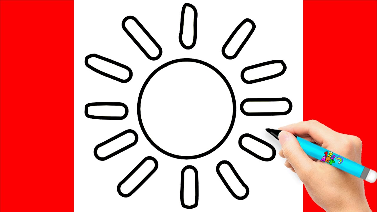 IL DISEGNO DEL SOLE PIÙ BELLO ☀️ COME DISEGNARE IL SOLE FACILE 😍 DISEGNI 🌞 DISEGNI FACILI