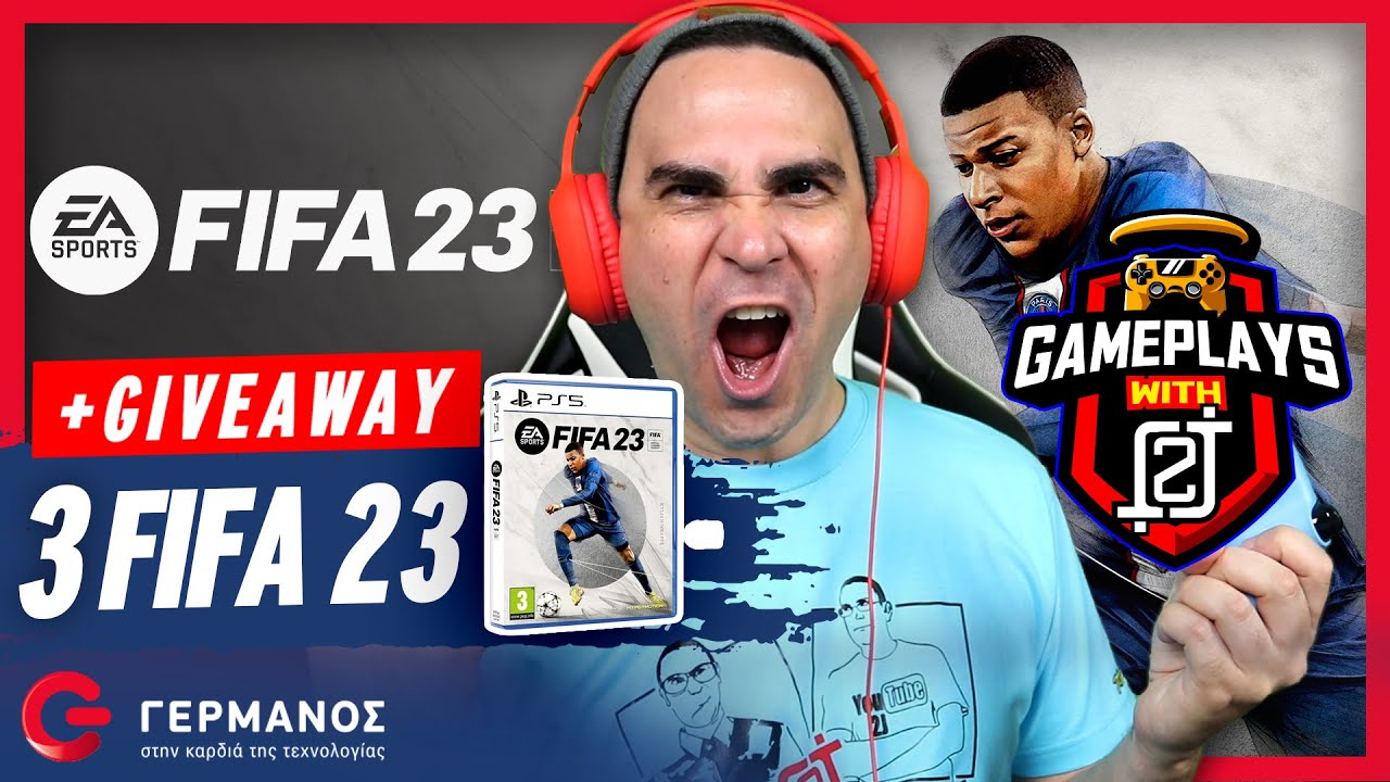 O 2J παίζει FIFA 23 (+3 FIFA 23 Giveaway) | Gameplays with 2J GERMANOS