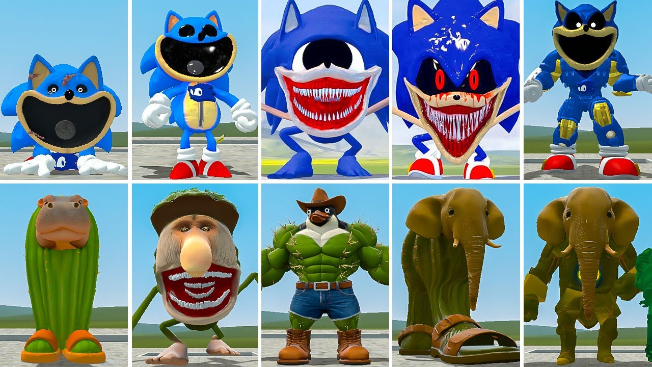 NEW EVOLUTION OF ZOOCHOSIS SONIC MECHATITAN FAMILY VS ALL BRAIN MECHATITAN LIRILLI LARILLA IN GOMD