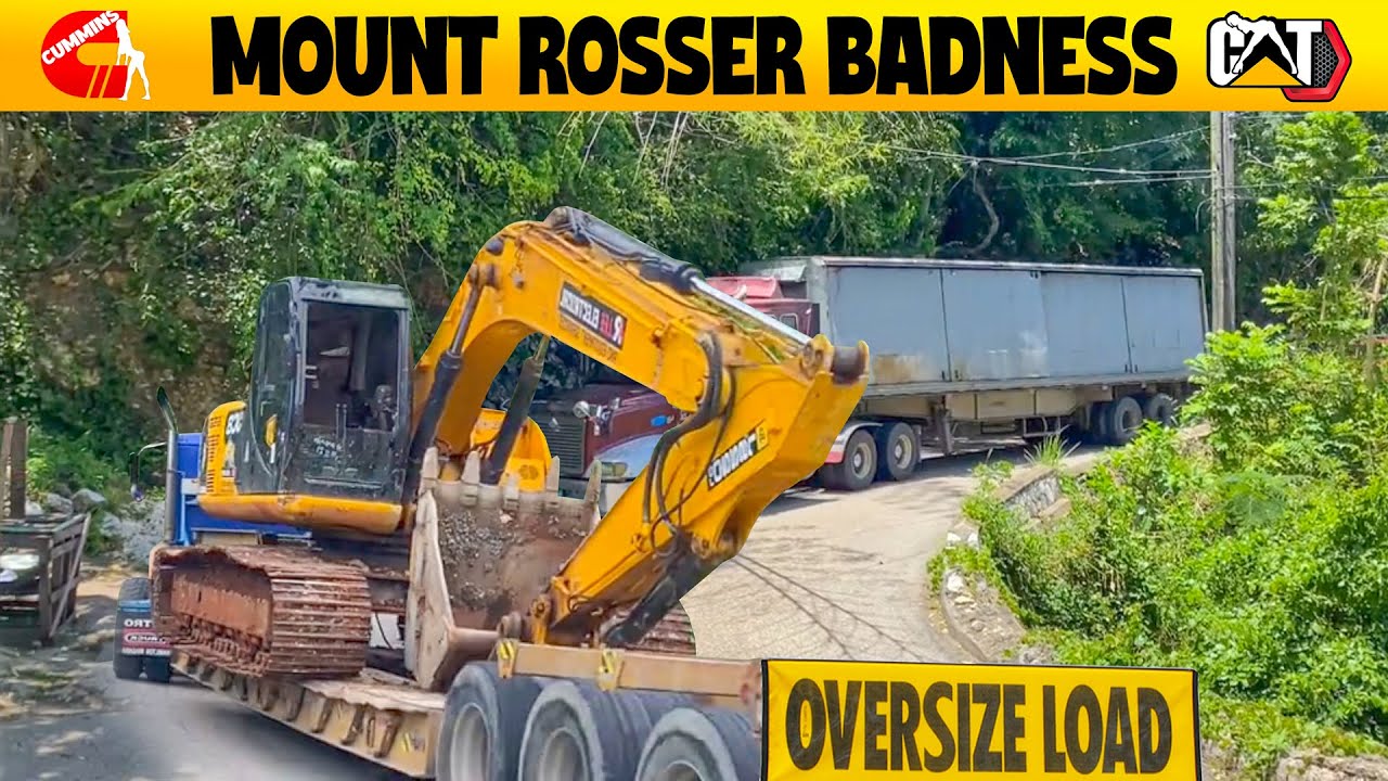 Jamaican Truckers Traversing | World Most Dangerous Roads | Mount Rosser S01E03 | Oversize Load