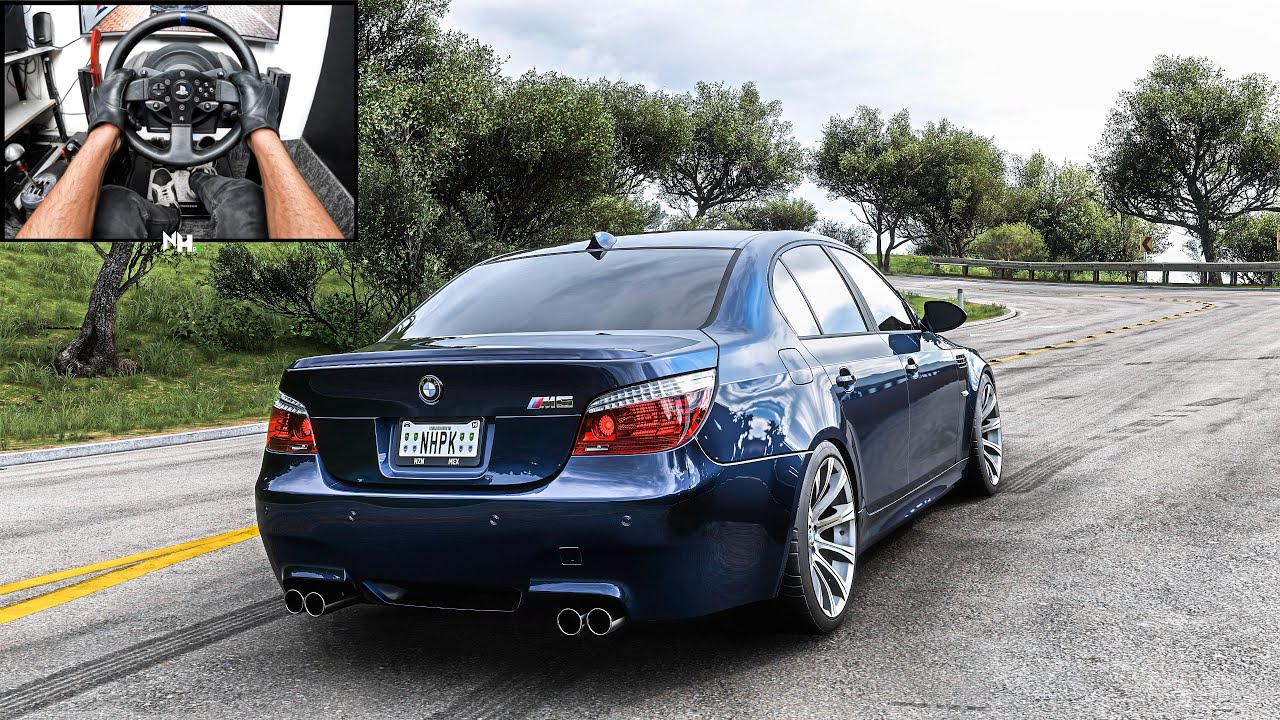 BMW M5 E60 V10 | Forza Horizon 5 | Thrustmaster T300RS Gameplay