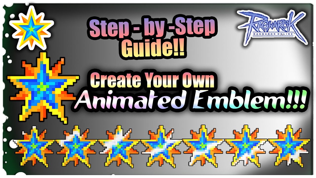RAGNAROK ONLINE - Create your Own Animated Guild Emblem! Easy step by step guide ☆ Lucky Star