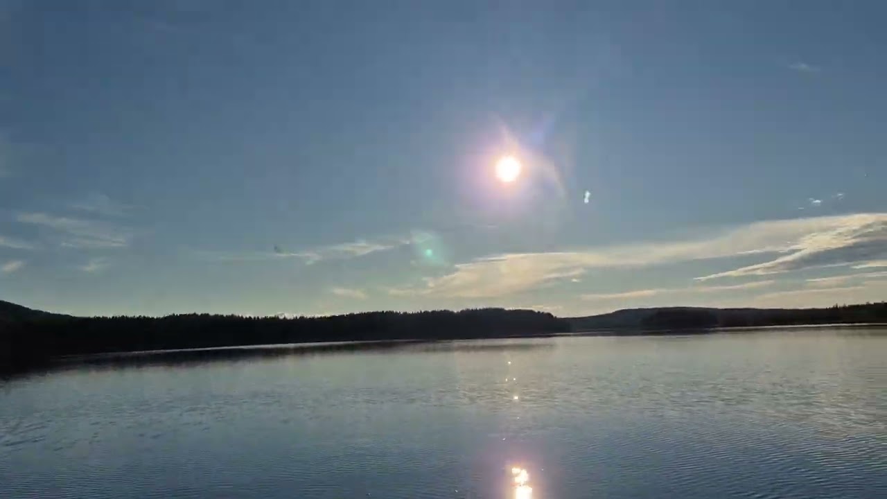 Vacker dag på sjön!