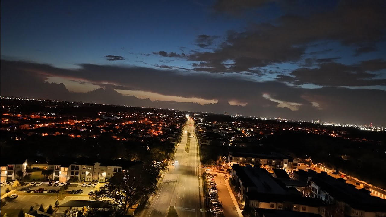 Stunning Night City Views | Drone Footage #drone #dji #mini5pro #video 