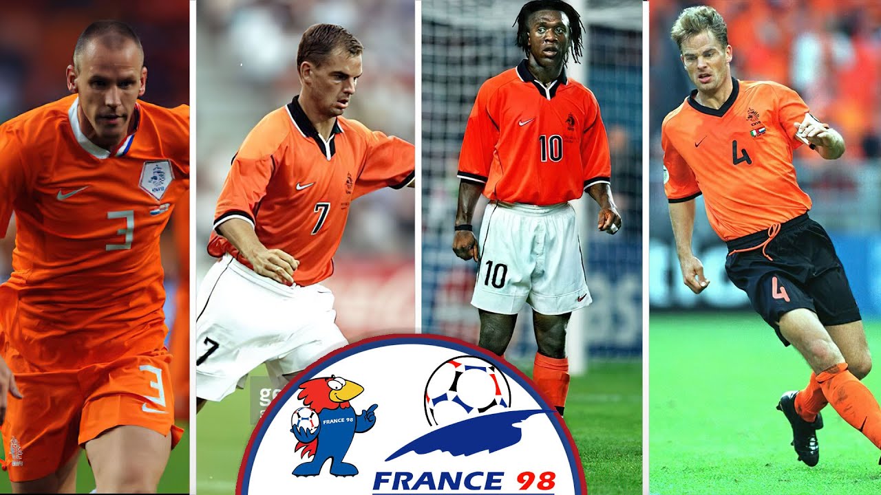 Netherlands Football Team Then and Now at the 1998 World Cup