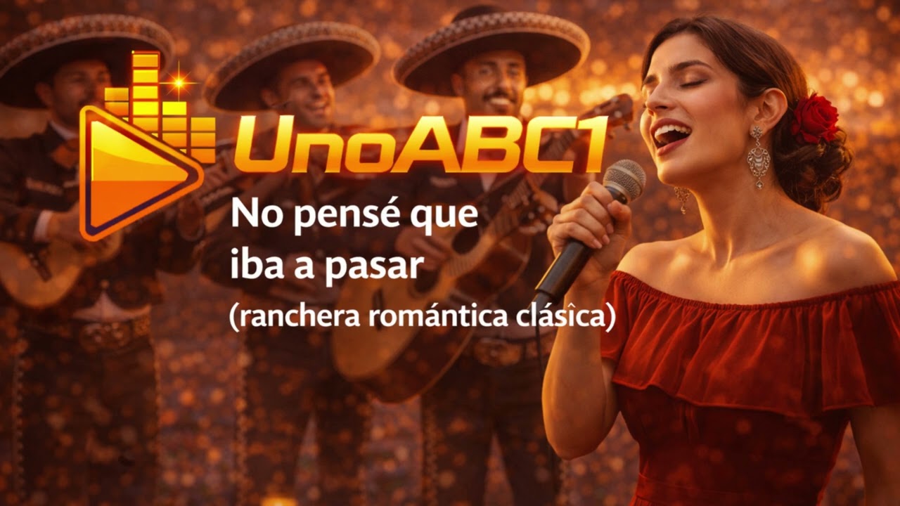 No pensé que iba a pasar(ranchera romántica clásica)
