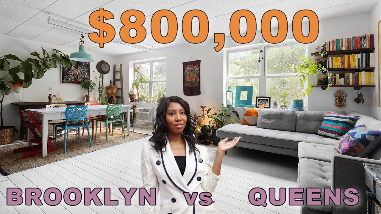 $800,000 NYC Apartment Tour 2021!  Brooklyn vs Queens. What you get in New York City Search