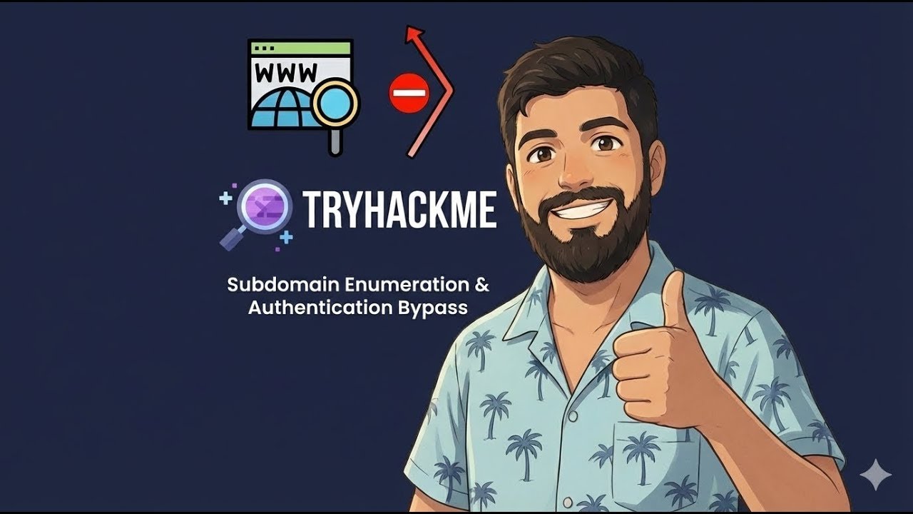 🌐 TryHackMe  Subdomain Enumeration & Authentication Bypass 🔐