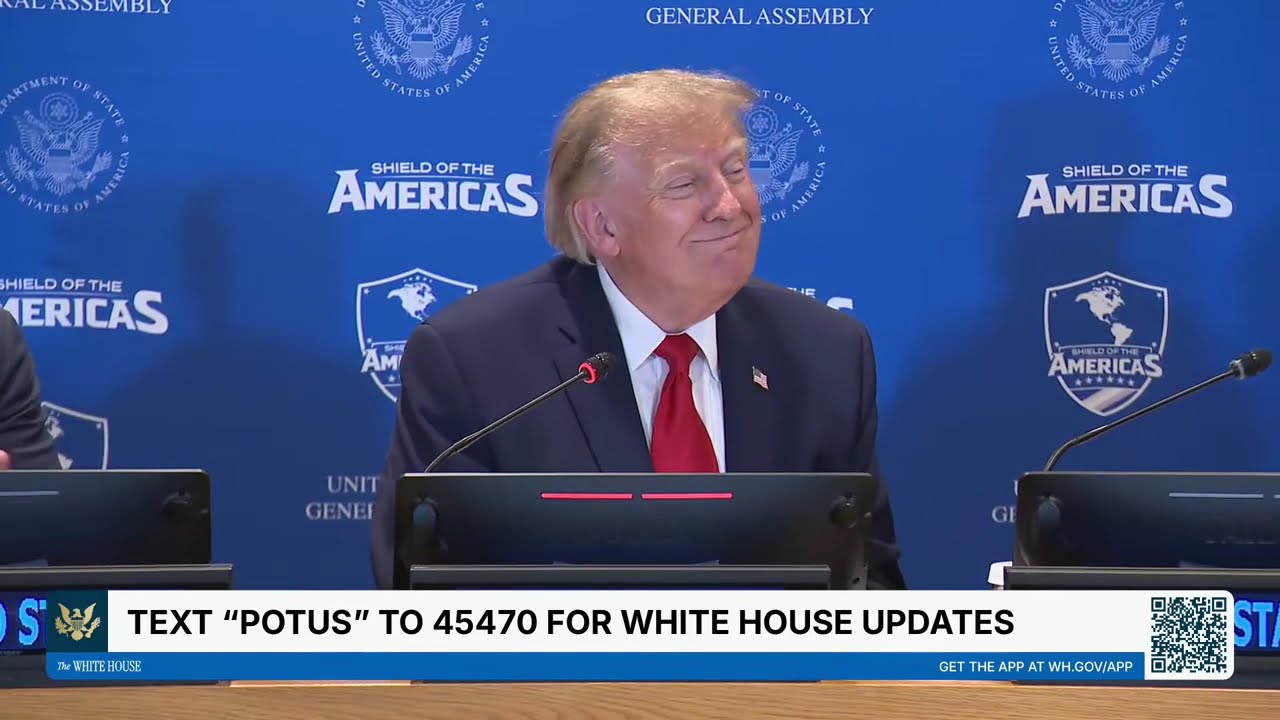 President Trump Participates in a Shield of the Americas Event