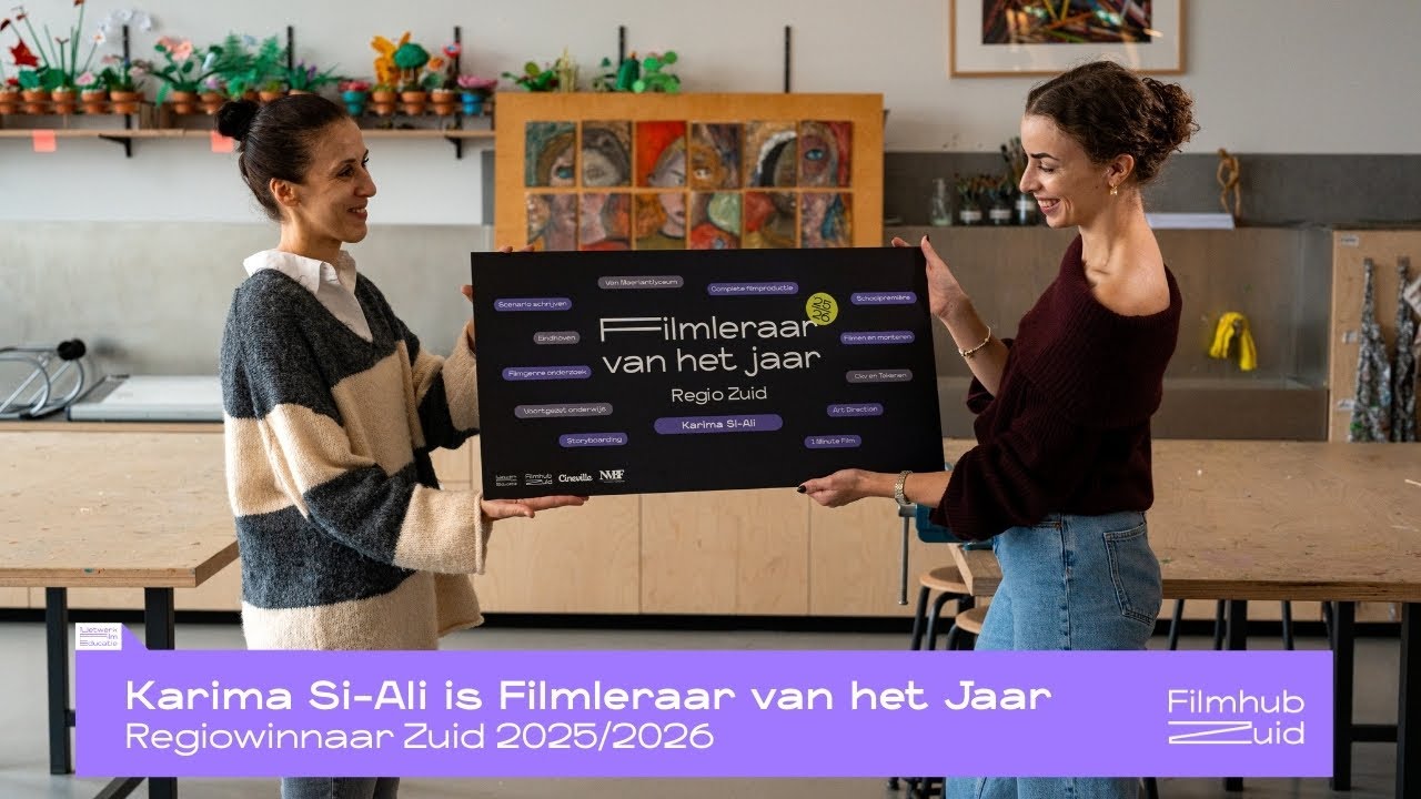 Karima Si-Ali is Filmleraar van het Jaar regio Zuid