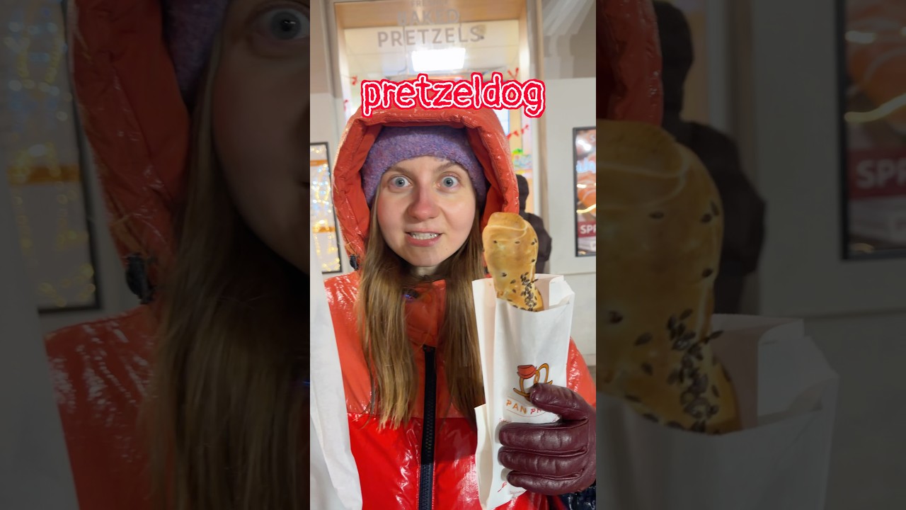 Walking around the Warsaw, cold hands, zero expectations… then boom pretzeldog🤯 