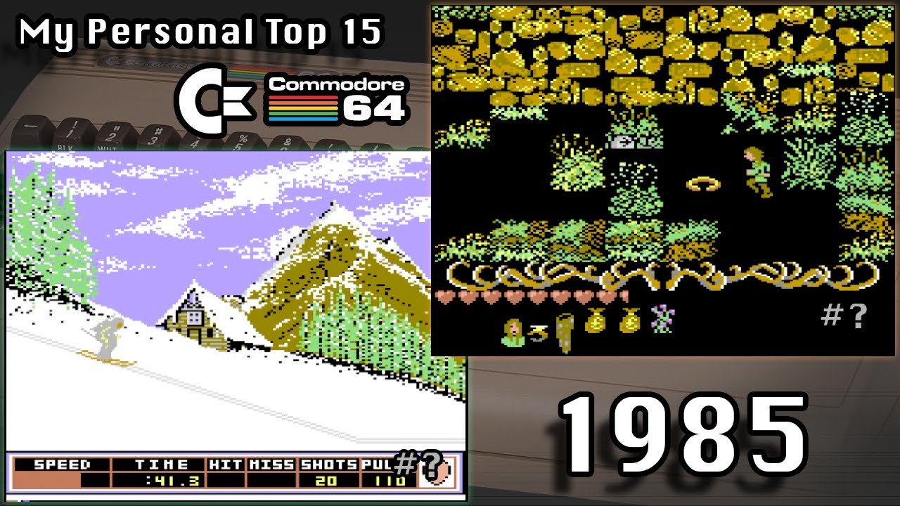 My Personal Top 15 C64 Games From 1985