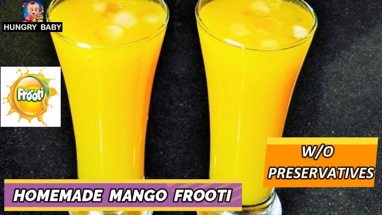 Mango Frooti Recipe |How to make Frooti Mango Drink|HOMEMADE Mango Fruity |Aamras Recipe|Mango Puree