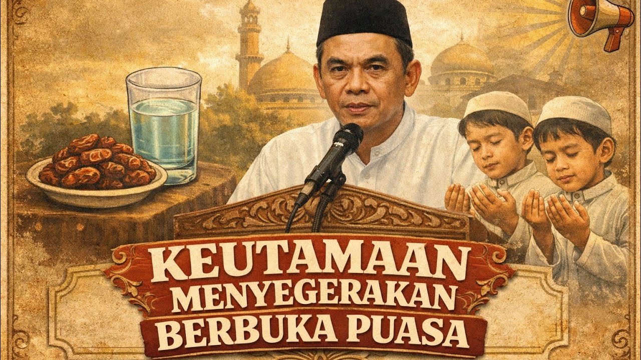 KEUTAMAAN MENYEGERAKAN BERBUKA #HADITS SHOHIH BUKHORI# Musholla Darul Mu'minin KBD