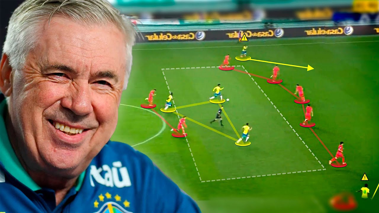 Como Ancelotti Aproveita a Maior Vantagem da Seleção Brasileira