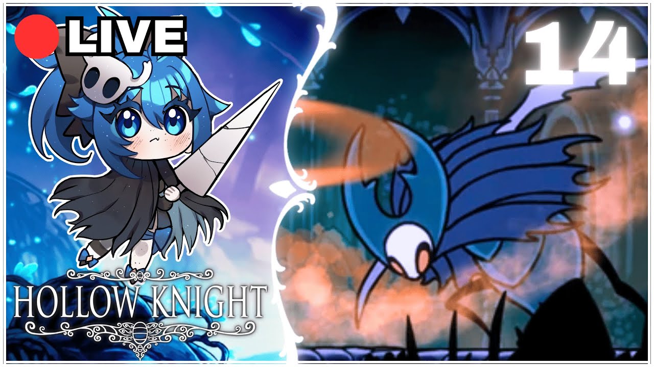 Vtuber italiana gioca per 7 ORE NONSTOP SOLO HOLLOW KNIGHT 14#