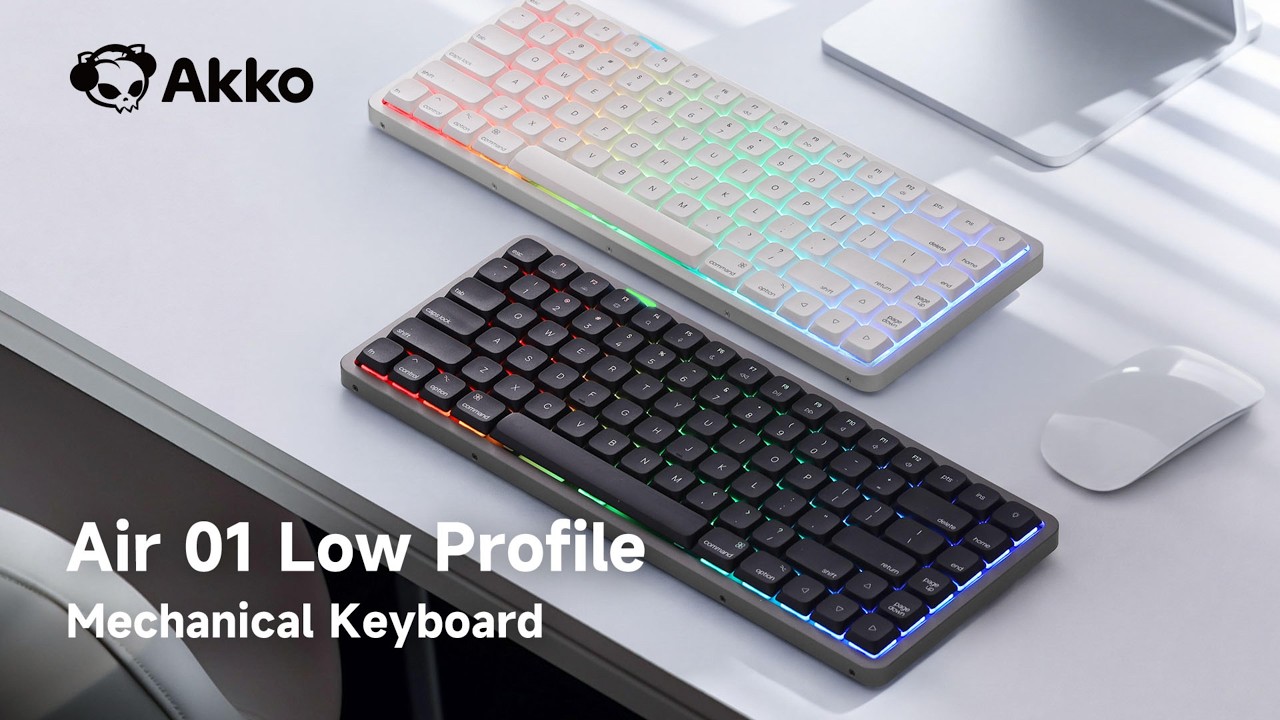 Air 01 &mdash;&mdash; Akko's First Low Profile Mechanical Keyboard ⌨