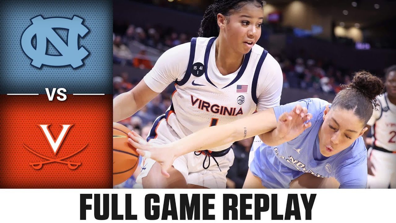 North Carolina vs. Virginia Full Game Replay | 2022-23 ACC Women’s Basketball