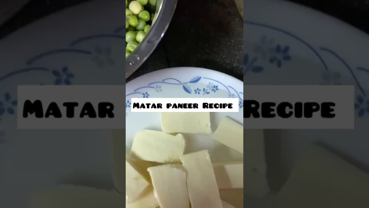 #shorts Quick & Simple Matar Paneer Recipe 🍲 | Matar Paneer Curry 🍛