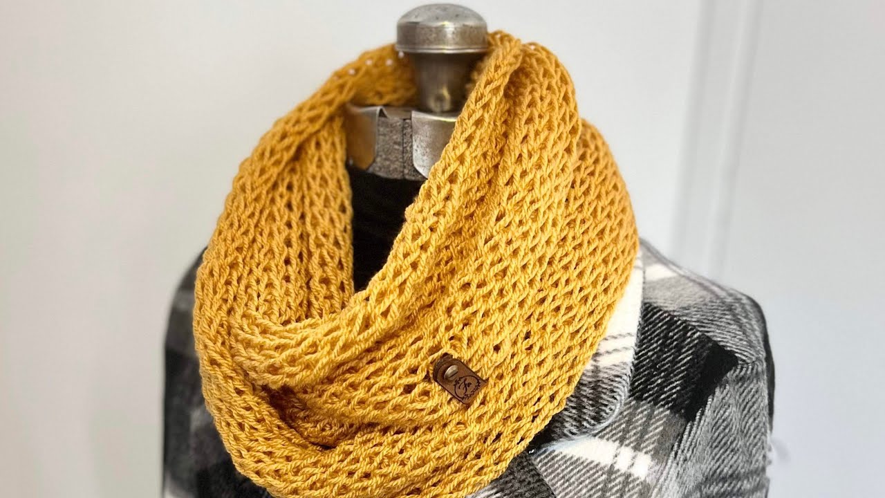 Foulard sans fin au point de goutte sur la Sentro 48-40/ Addi 46/ Prym