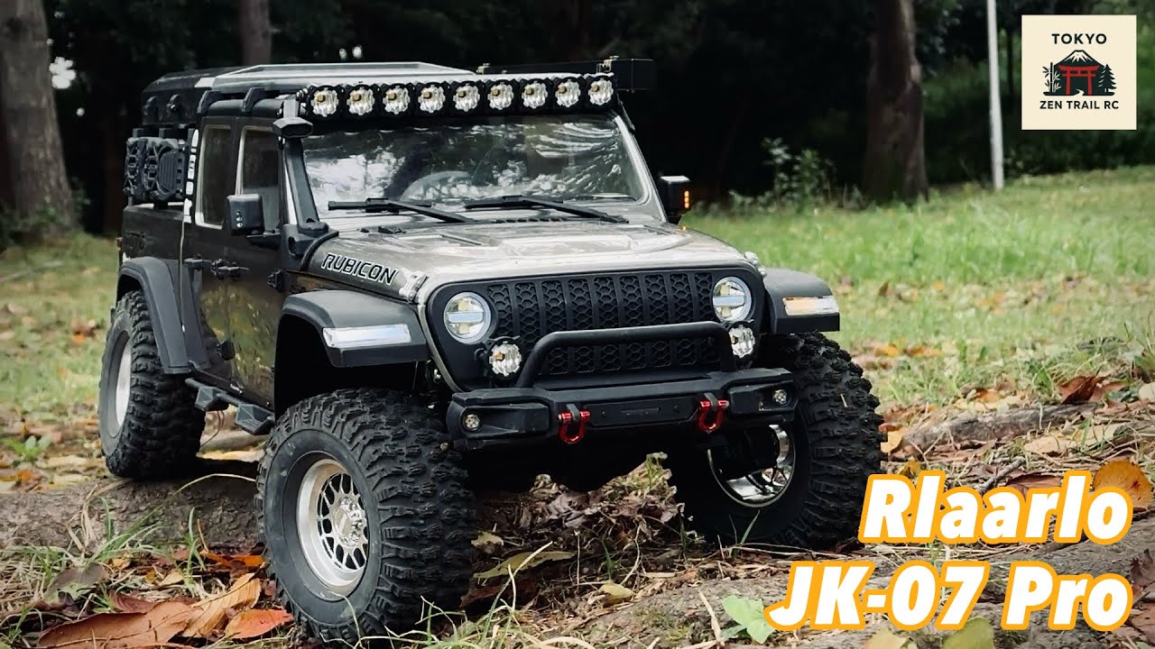 Jeep Gladiator Forest Trail Ride : Rlaarlo 1/7 Scale - JK07 Pro -