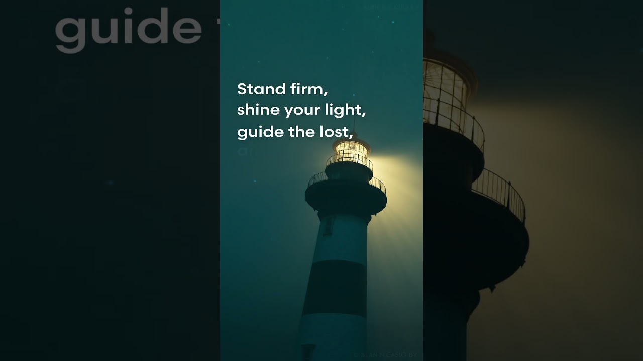 Lighthouse of Hope | Shining Positivity Through Life's Stormy Seas 