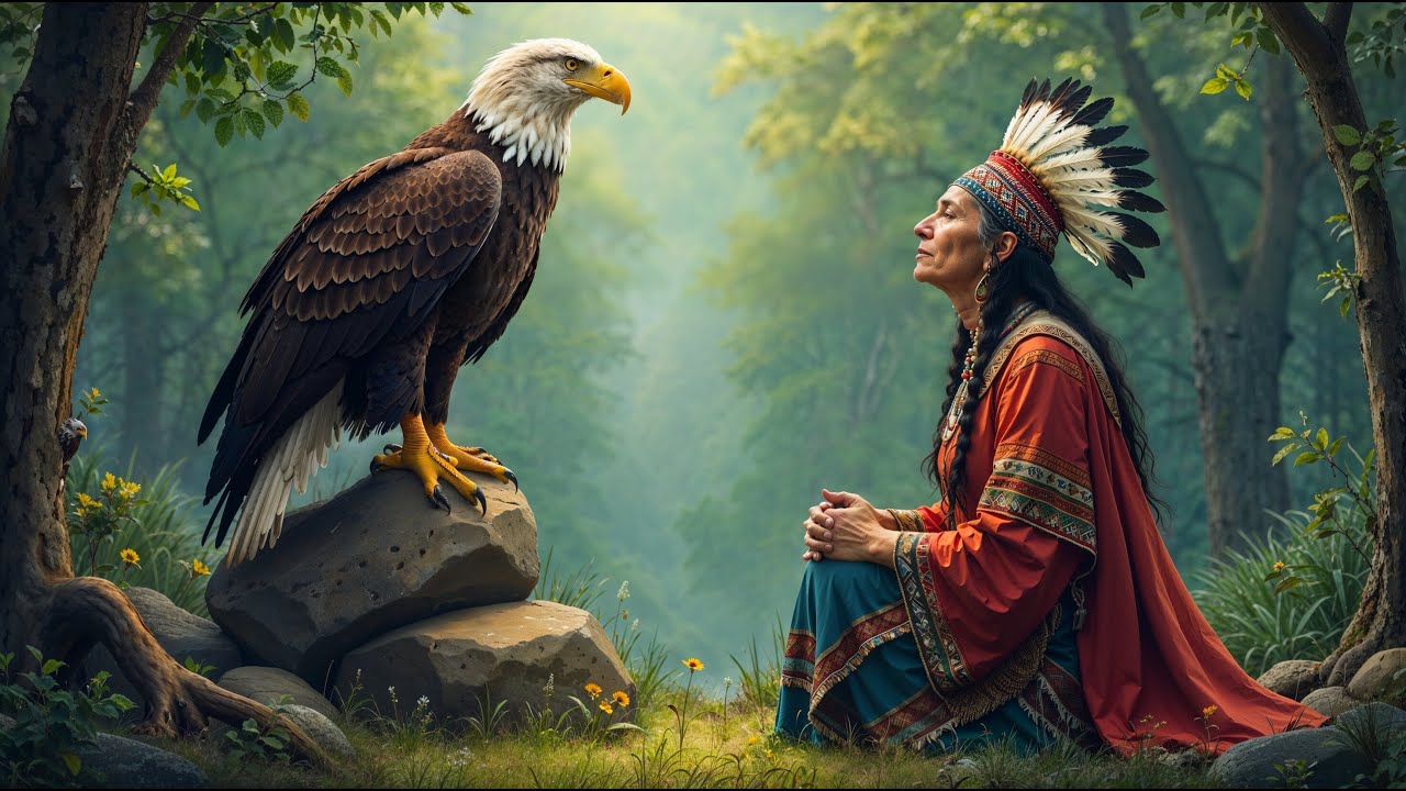 ESPIRITU AGUILA 🦅 Musica chamánica para sanar CUERPO, MENTE Y ALMA