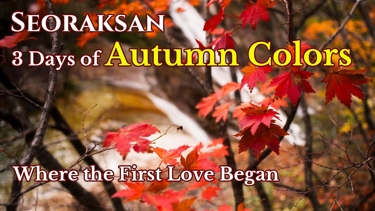 Seoraksan • 3 Days of Autumn Colors • Where the First Love Began