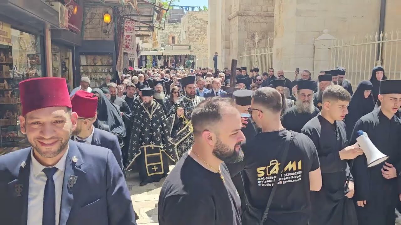 GOOD FRIDAY GREEK ORTHODOX 03 05 2024 JERUSALEM  دورة الجمعة العظيمة كنيسة القيامة القدس