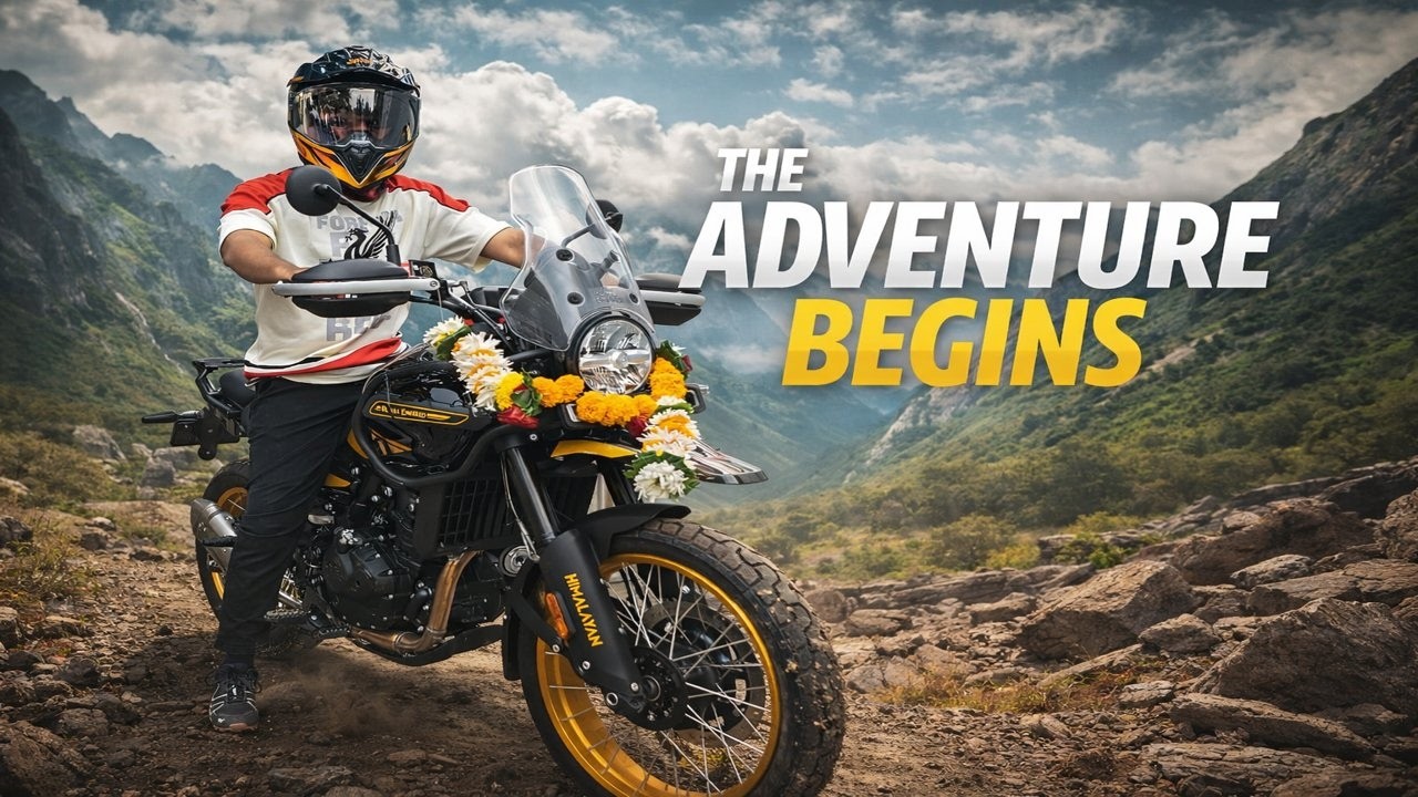 He Finally Bought His Dream Bike! 🖤 Hanle Black Himalayan 450 | Vlog #14 |